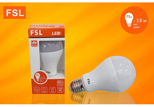 หลอดปิงปอง FSL-BLUB-13W มีแสงขาวและวอม  (1 ลัง / 100)