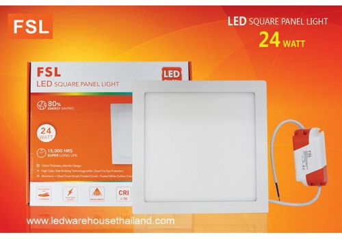 FSL-PN-12-24W-12" เหลี่ยม