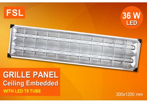 FSL-T-BAR-2x18W-TA(Ceiling Embedded)