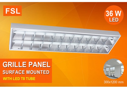 FSL-T-BAR-2x18W-TA(SURFACE MOUNTED)