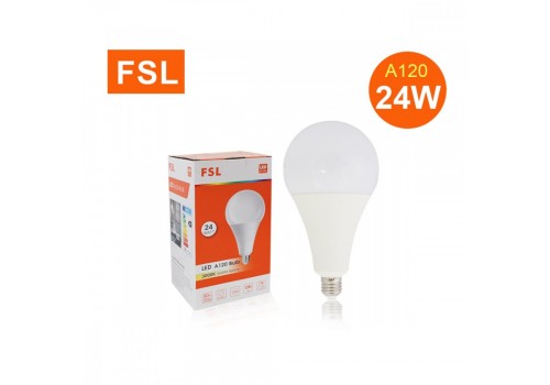 หลอดปิงปอง FSL-BLUB-24W แสงขาวและวอร์มไวท์