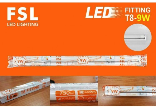FSL-LED-FITTING-T8-9W