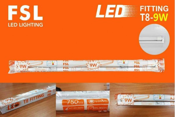 FSL-LED-FITTING-T8-9W