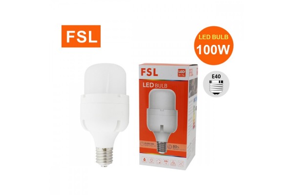 FSL-BULB-100W หลอดไฟ LED แสงขาวและวอร์มไวท์