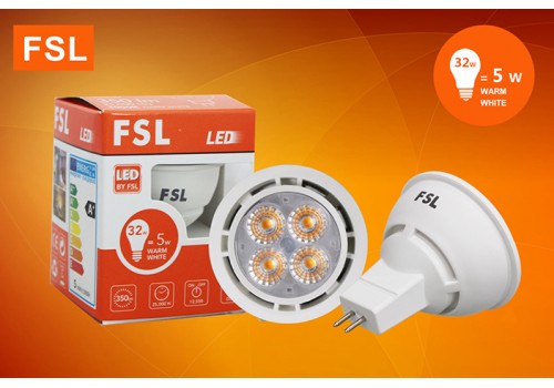 FSL-MR16-5W-220v ไฮพาวเวอร์ ขั้ว MR16