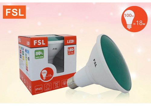 FSL-PAR38-18W-GREEN