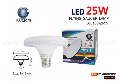 หลอด UFO IWC-Flying-Saucer-25W แสงขาวและวอร์มไวท์