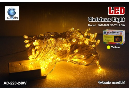 ไฟกระพริบ แสงเหลือง (กระพริบได้) IWC-100LED-YELLOW