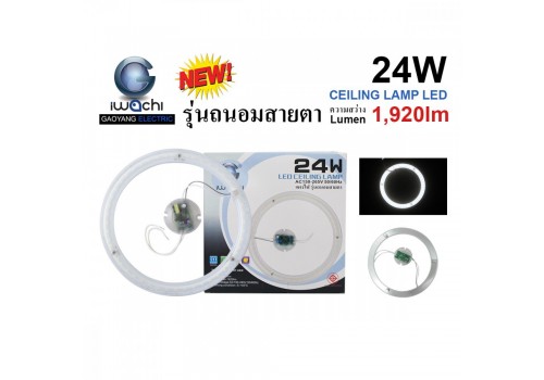 แผงไฟ รุ่นถนอมสายตา IWACHI-CELL-CIRCULAR-24W