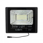 IWACHI-FLOOD-LIGHT-SOLAR-IP67-100W-WH รุ่นมีรีโมทตั้งเวลา ปรับแสงได้