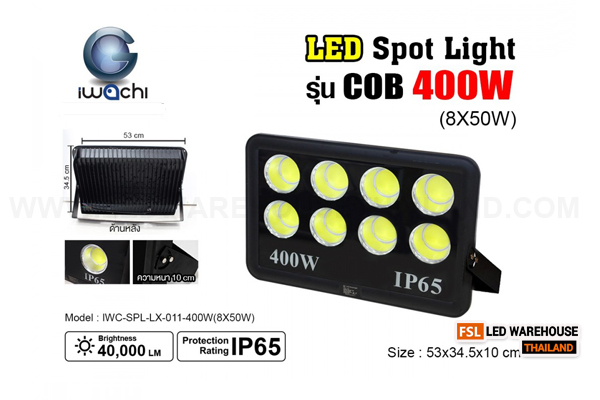 IWACHI-SPL-LX-011-400W(8X50W)-WH สปอร์ตไลท์ รุ่น COB